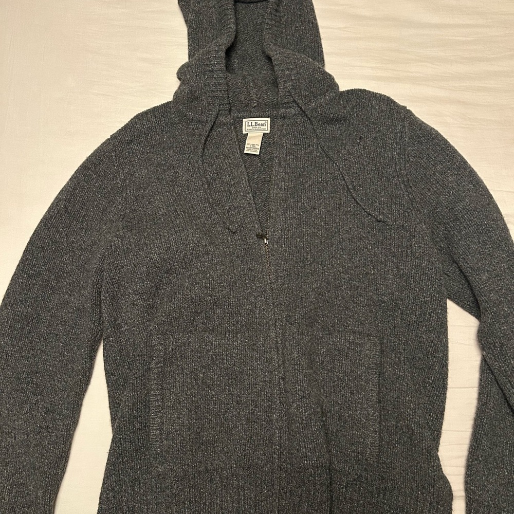 L.L. Bean Charcoal Wool Jacket